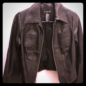 *•BeBe Leather Jacket•*